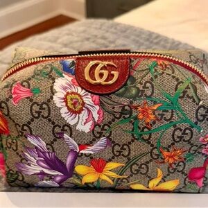 Multicolor Gucci Flora Cosmetic Bag